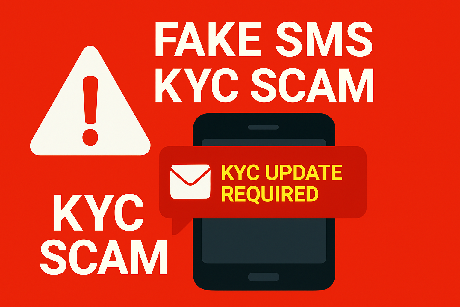 Fake KYC Update Scam SMS Warning